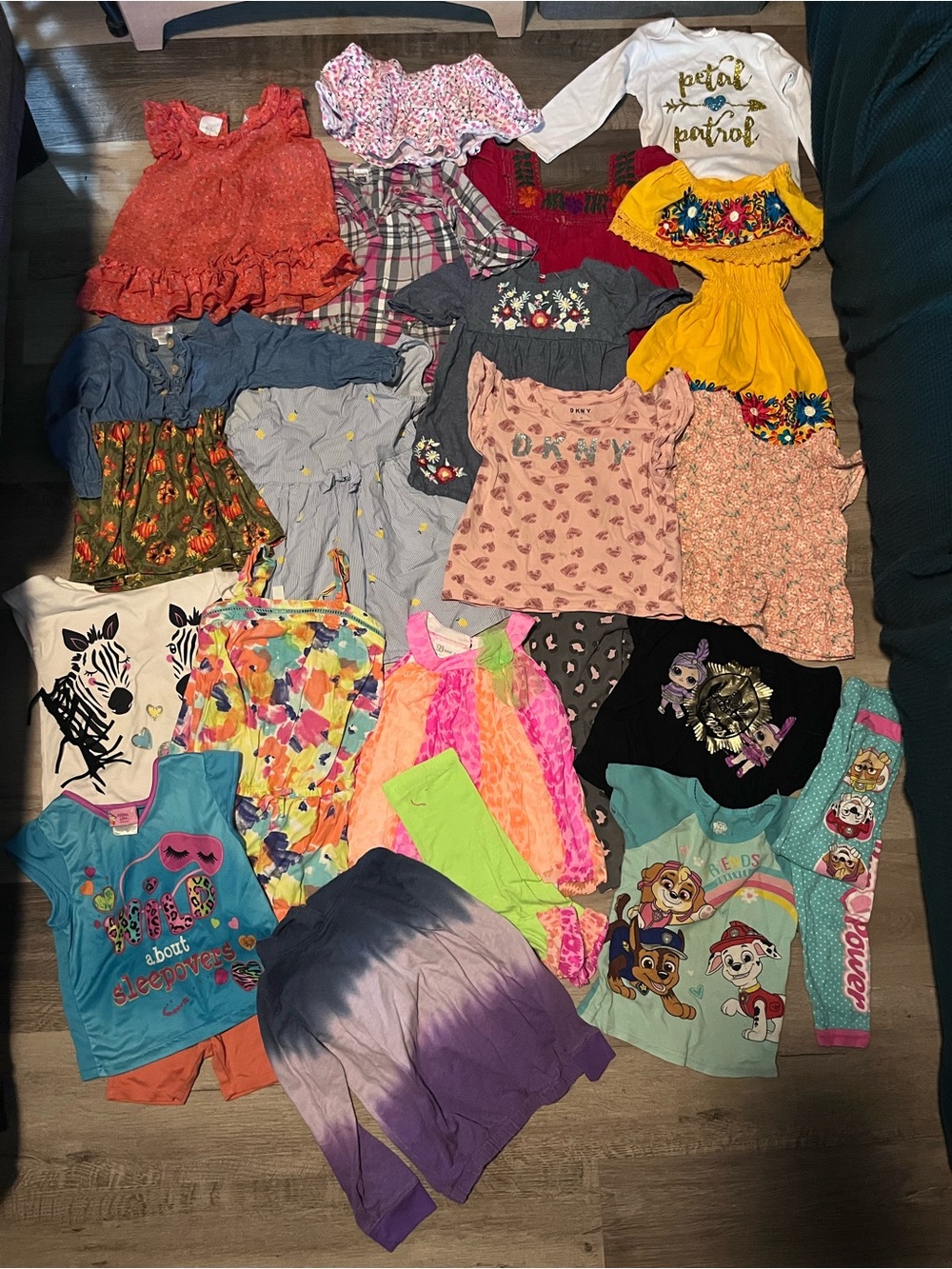 Girls Assorted dresses and Pajama Tops - Mixed Character & Print Styles
